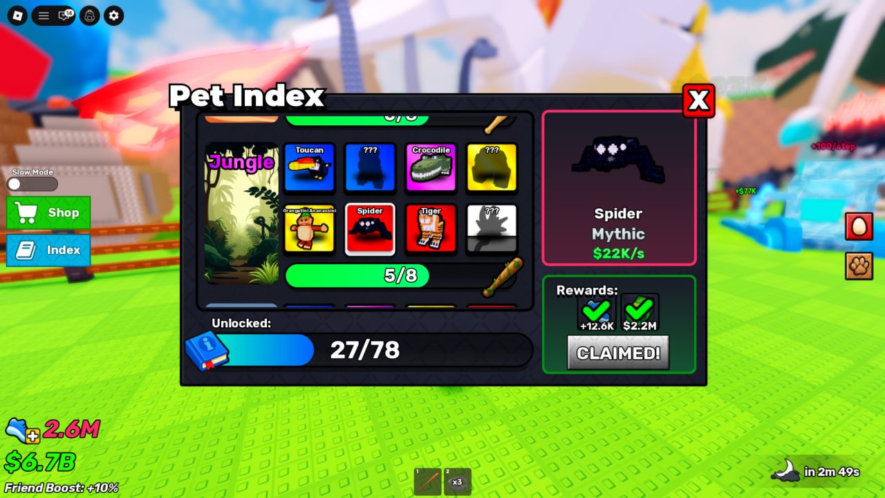 Roblox - Todos os Pets em Steal an Egg 