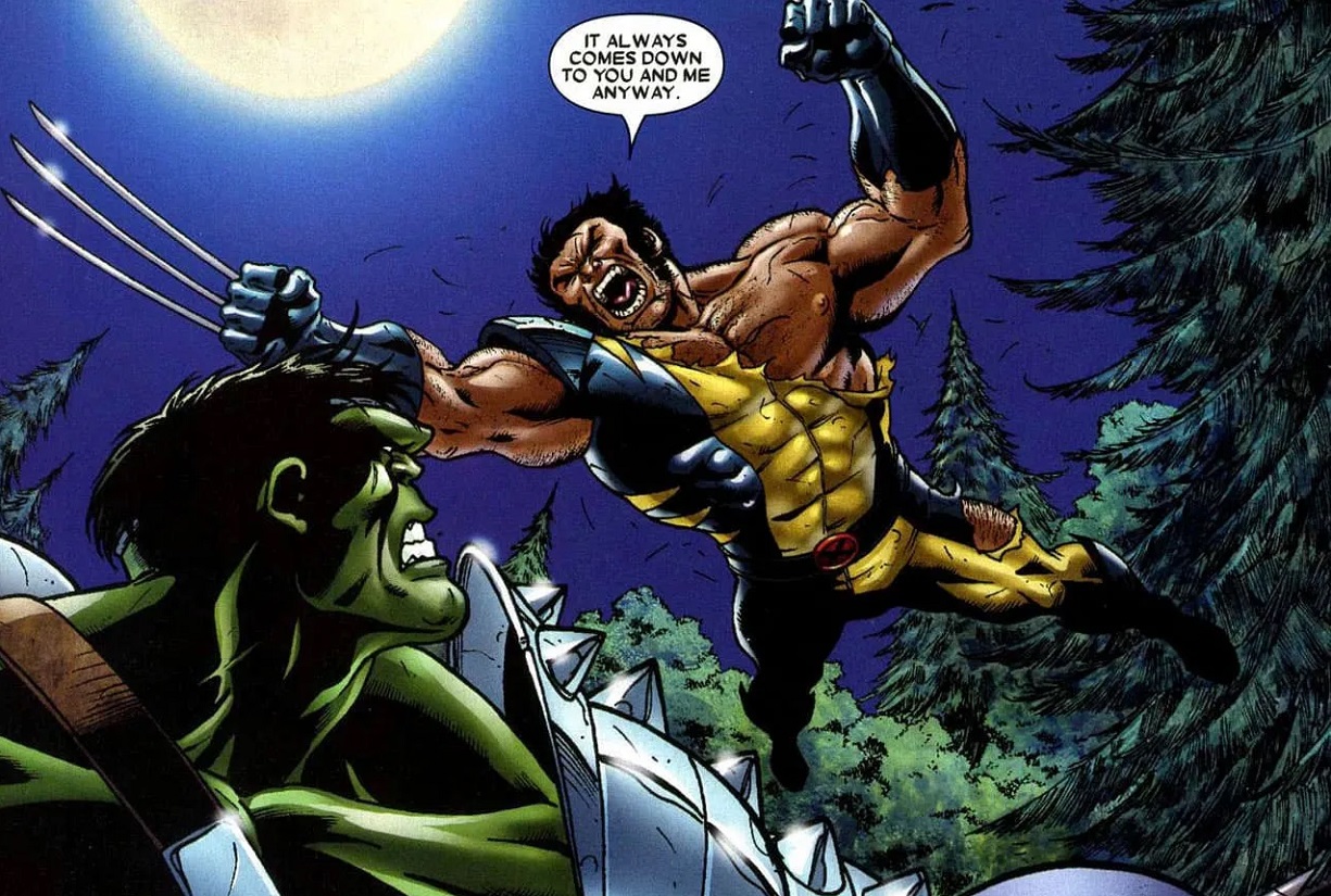 Os 5 combates mais brutais entre o Hulk e o Wolverine, e quem venceu cada um