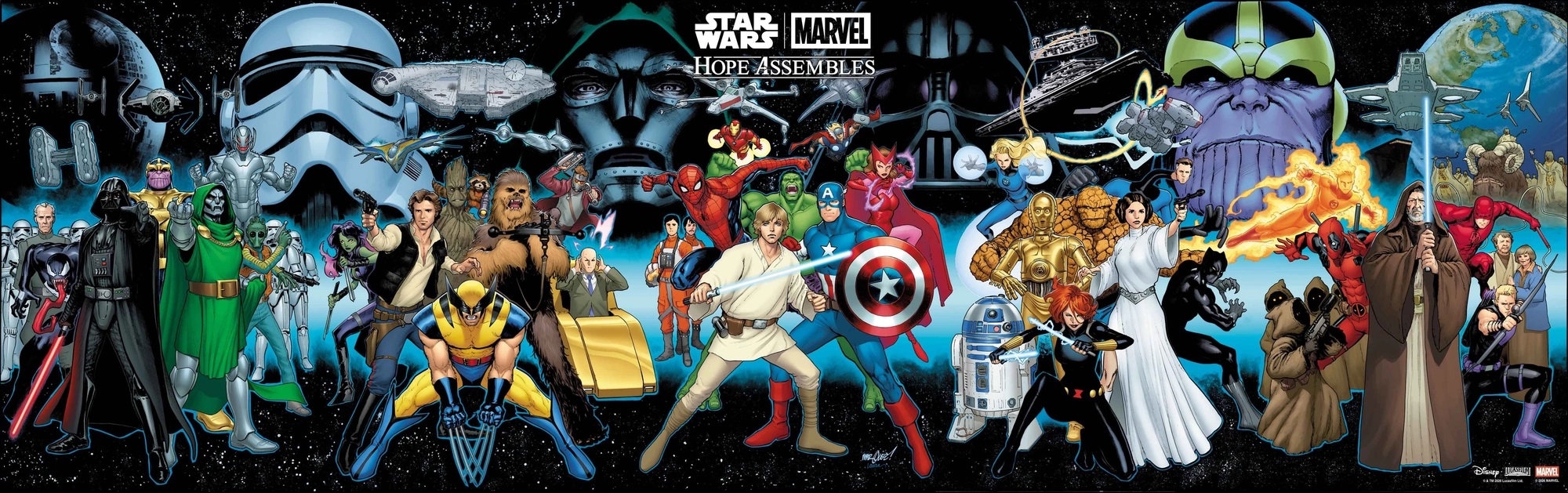 Marvel e Star Wars anunciam primeiro crossover oficial nos quadrinhos