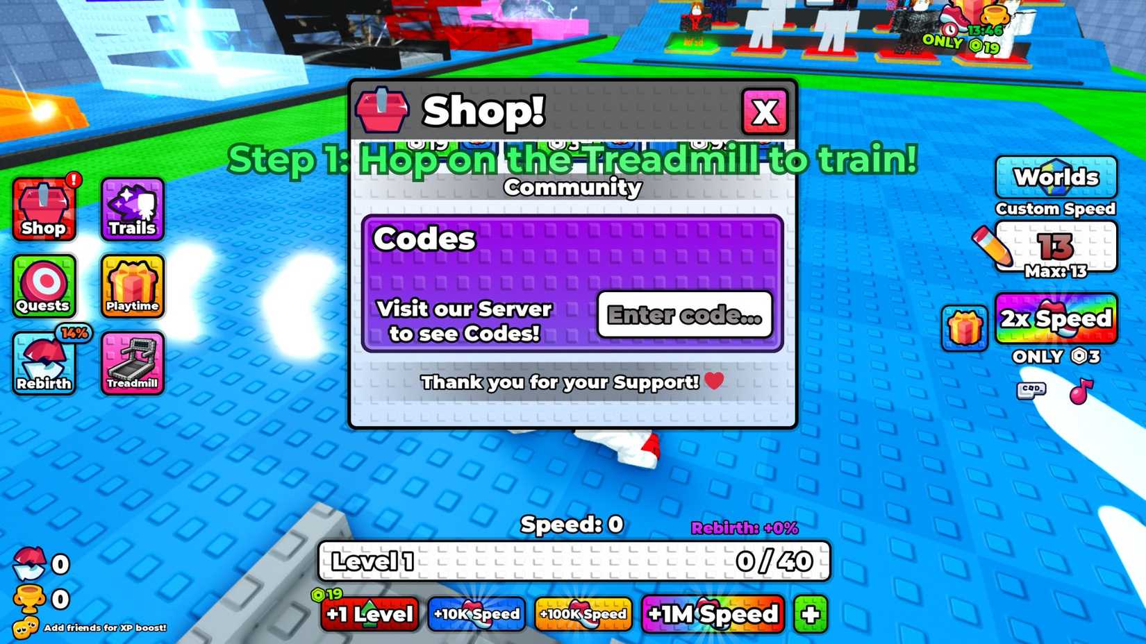 Roblox +1 Web Swing Escape – Códigos de Agosto de 2026