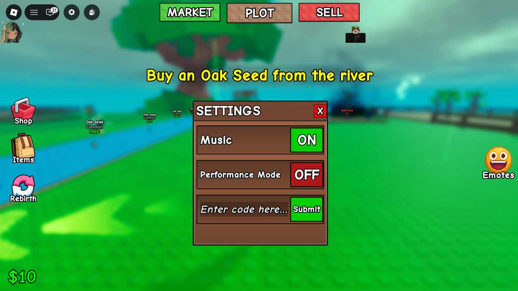 Roblox Greedy Growers – Códigos de Agosto de 2026