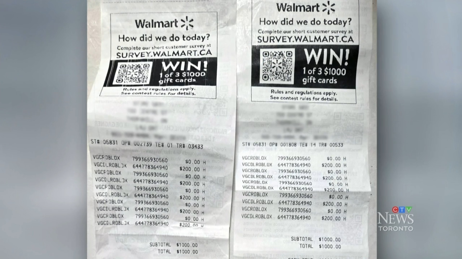 Menino de 11 anos gasta US$ 2.000 em cartões do Roblox no Walmart