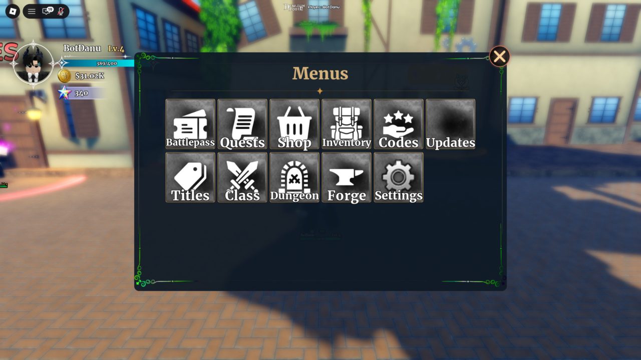 Roblox - Todos os títulos em Dungeon Lootr