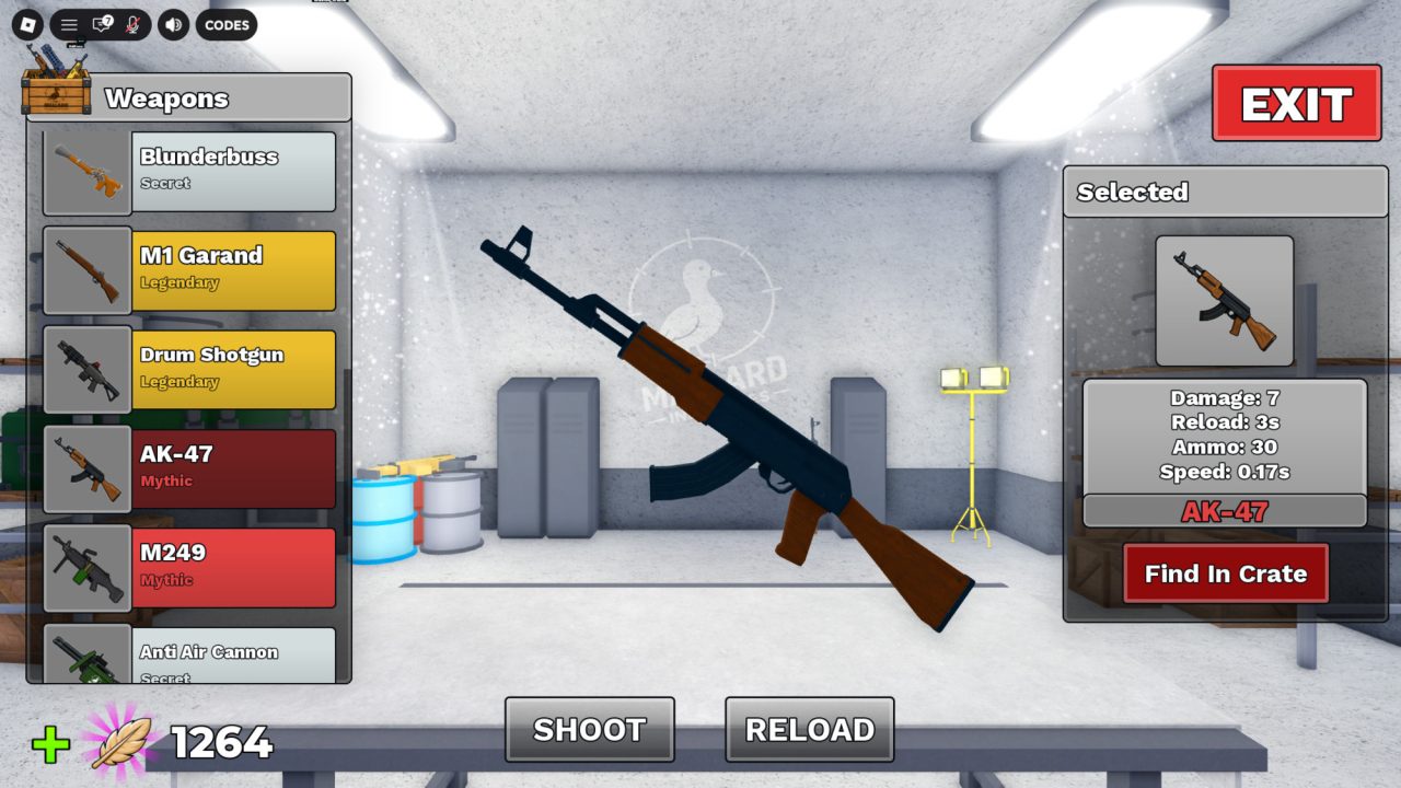 Roblox - Todas as Armas em Catch 1 Billion Ducks