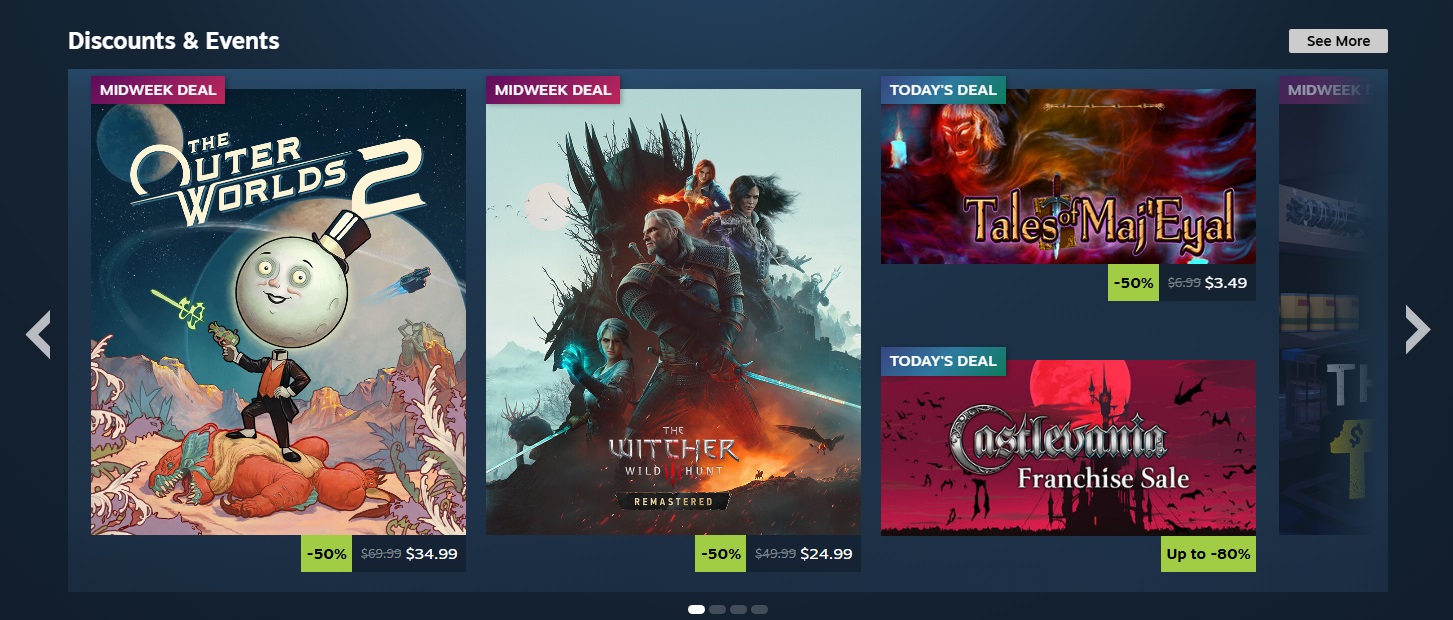 Steam vai mostrar promoções diferentes para cada jogador a partir de 2027