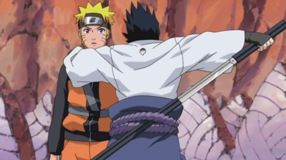 Naruto e Sasuke em Naruto: Shippuden