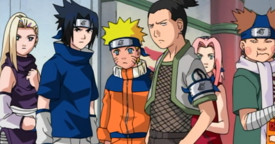 Cena do arco dos Exames Chunin em Naruto