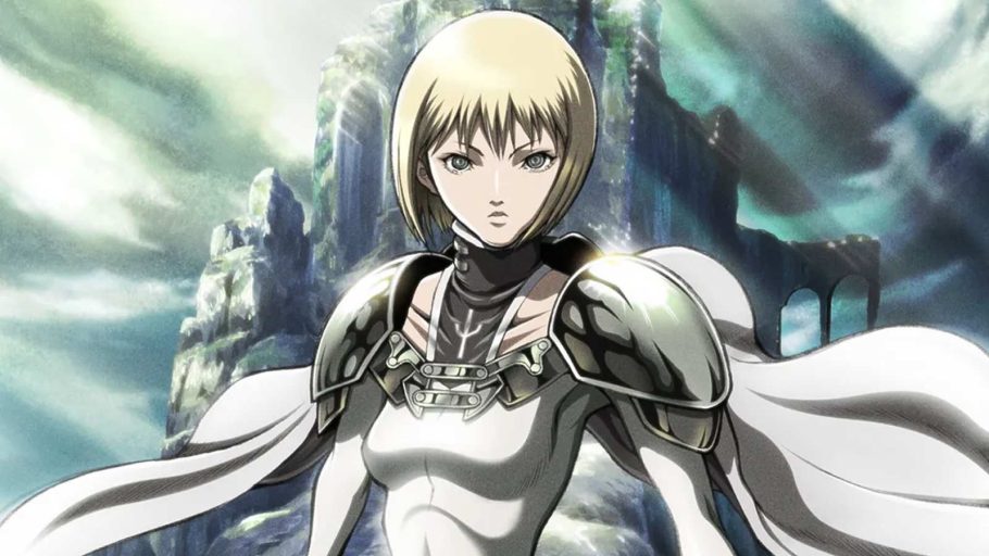Clare em uma cena do anime Claymore