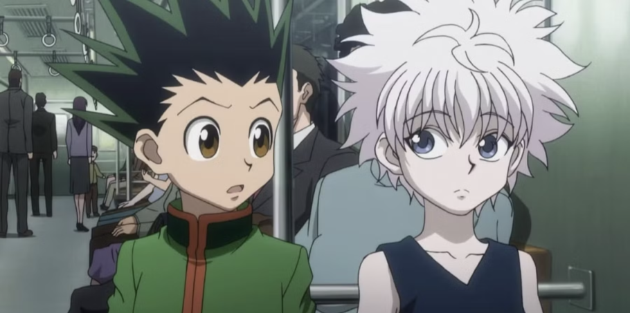 Gon Freecss e Killua Zoldyck juntos em Hunter x Hunter