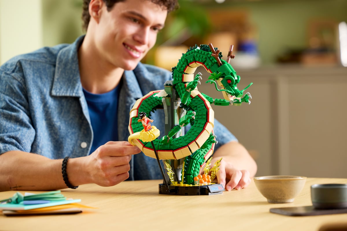 Dragon Ball ganha primeiro set oficial de LEGO com Shenron e Goku
