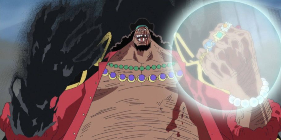 Barba Negra usando duas Akuma no Mi ao mesmo tempo