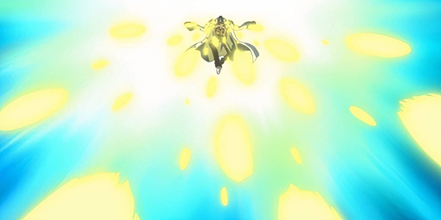 Kizaru usando seu poder de luz em One Piece