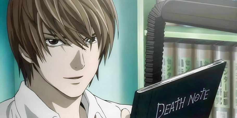 Light Yagami com o Death Note