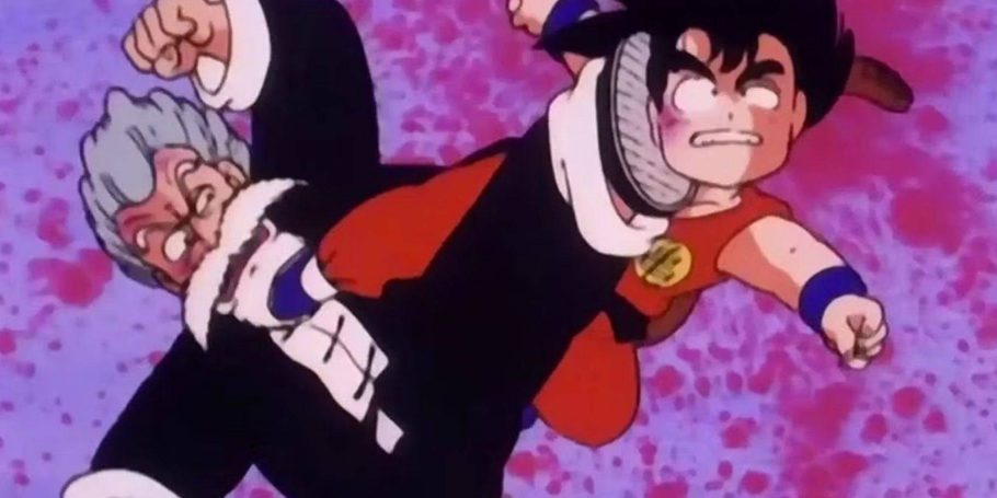 Goku enfrenta Jackie Chun no 21º Torneio de Artes Marciais