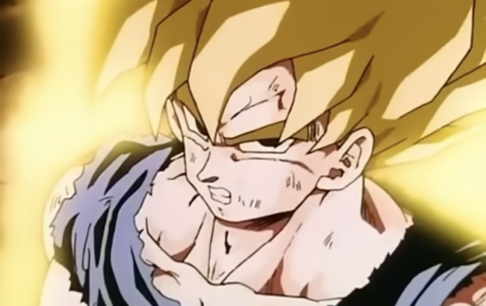 Goku se transforma em Super Saiyajin pela primeira vez