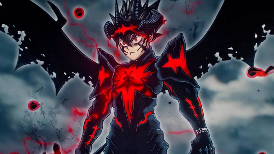 Asta usando a True Devil Union em Black Clover