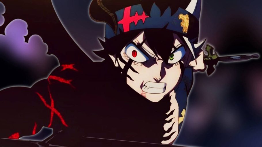 Asta demonstrando seus novos poderes demoníacos
