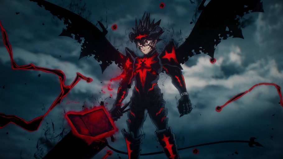 Asta usando Devil Union em Black Clover