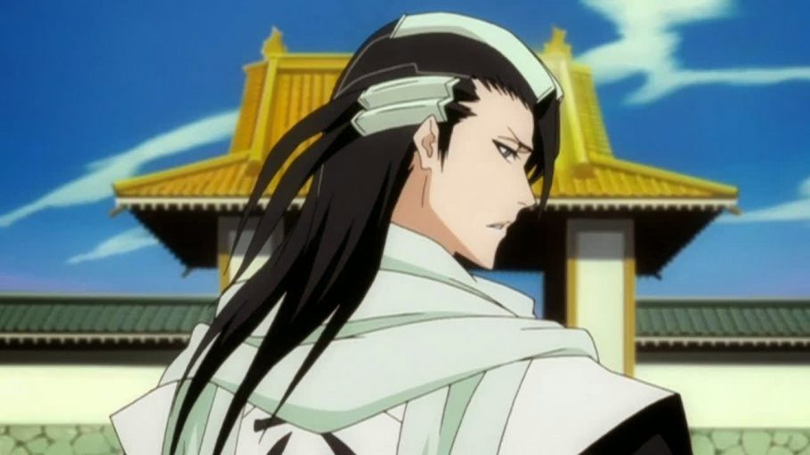 Byakuya Kuchiki usando sua Zanpakutō