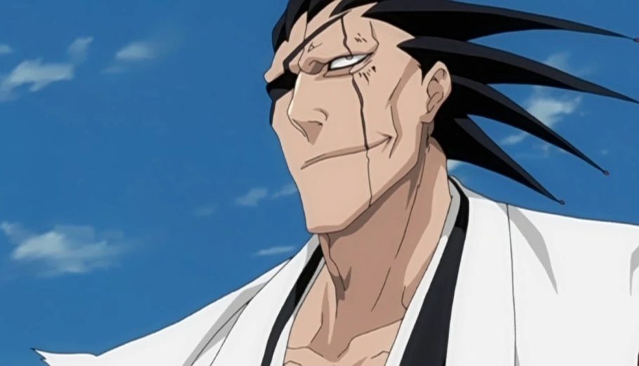 Kenpachi Zaraki ativando seu Bankai