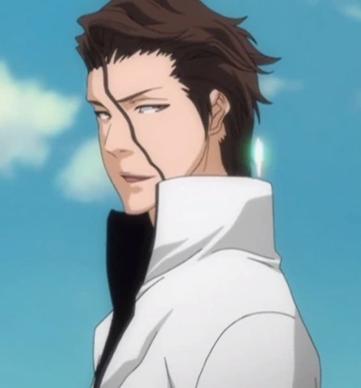 Sōsuke Aizen usando seus poderes