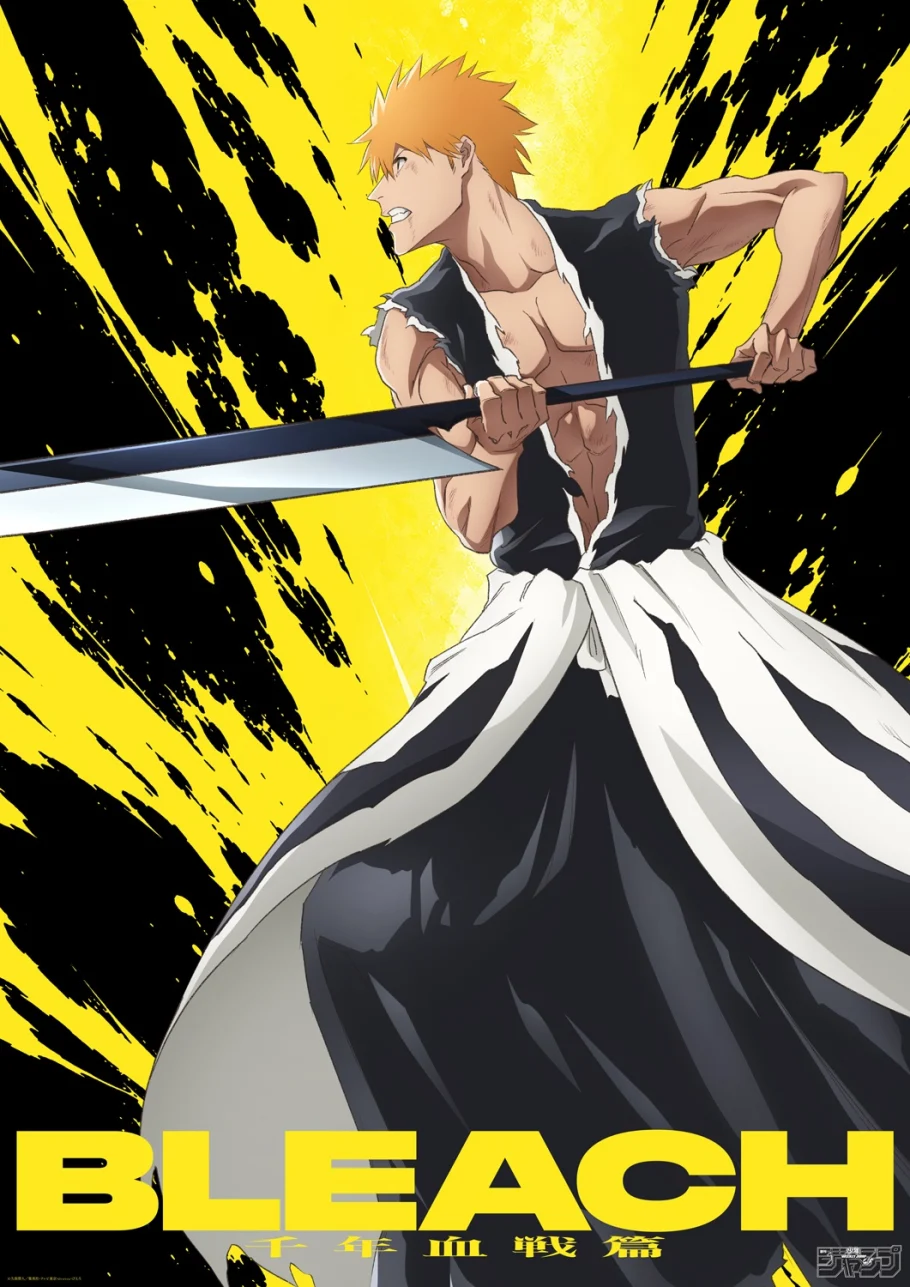 Pôster de Ichigo na batalha final de Bleach: Thousand-Year Blood War