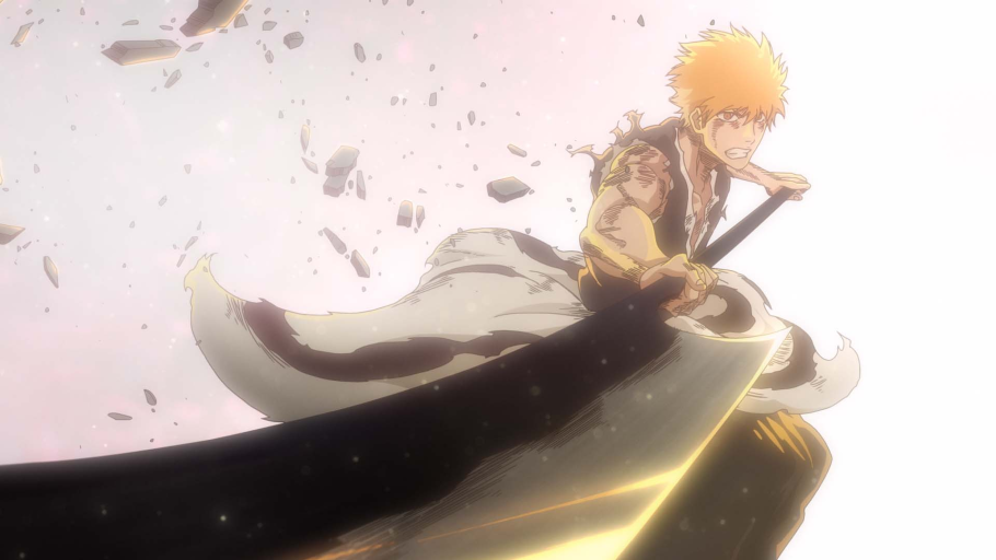 Ichigo derrotando Yhwach com sua Zanpakuto original