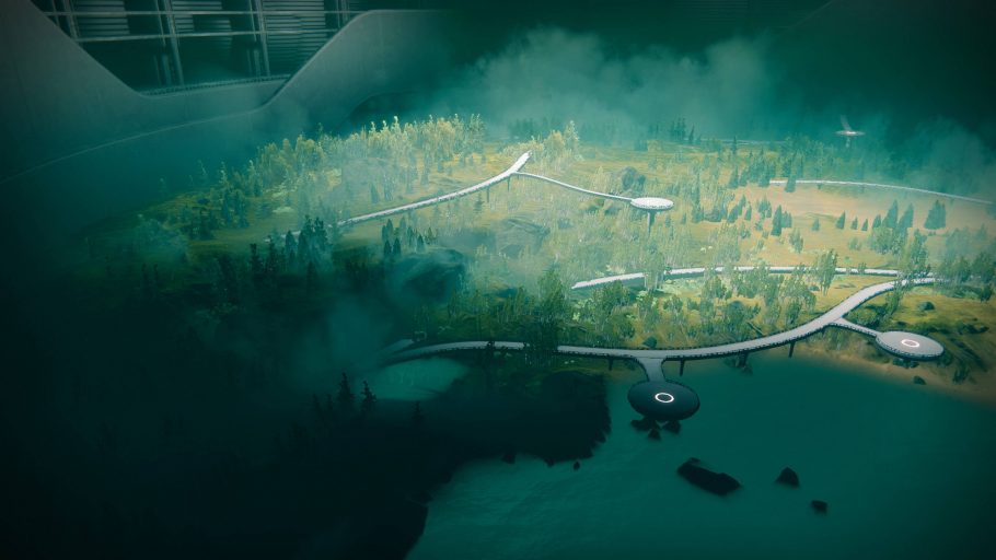 Imagem do planeta Titan em Destiny 2