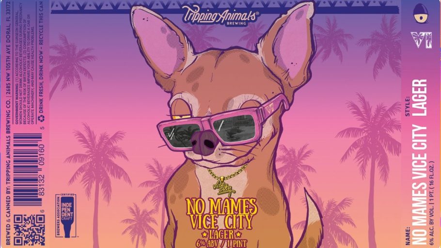 Rótulo da cerveja No Mames Vice City
