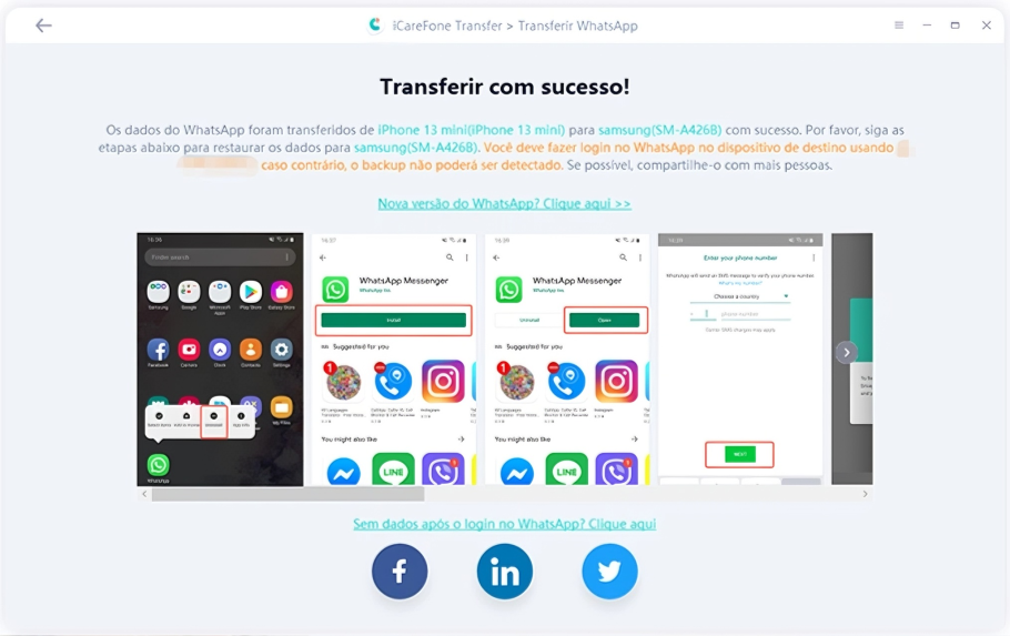 Como transferir WhatsApp Android para iPhone 18/ iPhone Duo - Gua Atualizada