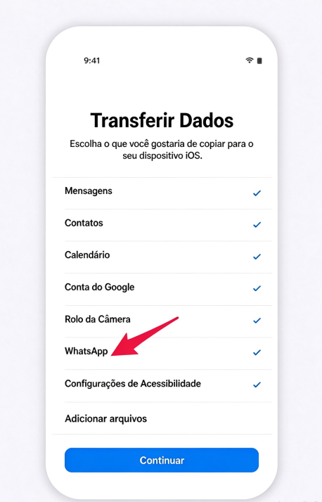 Como transferir WhatsApp Android para iPhone 18/ iPhone Duo - Gua Atualizada