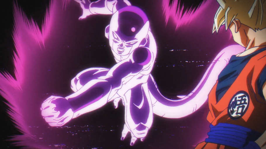 Cena de treinamento de Goku em Dragon Ball Super: Beerus