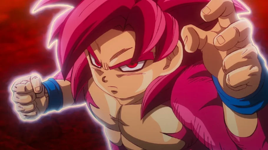 Goku como Super Saiyajin 4 em Dragon Ball Daima