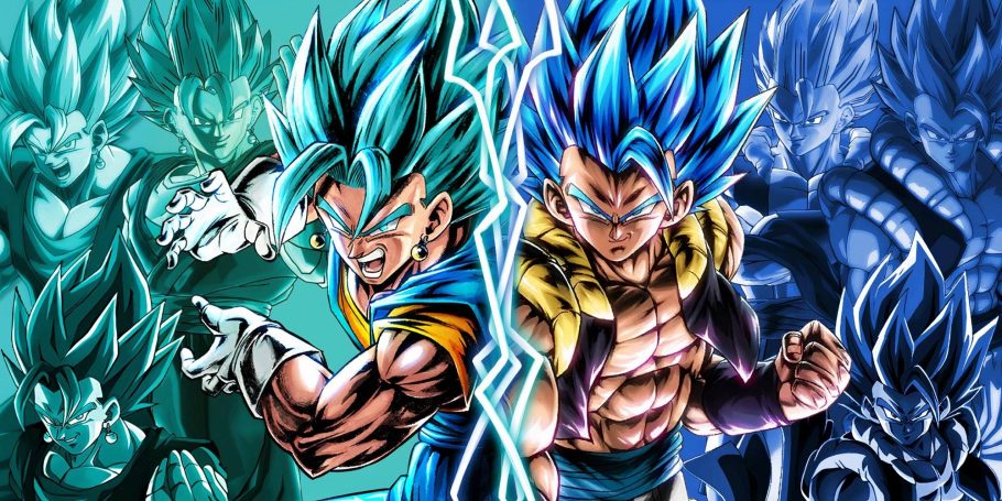 Gogeta e Vegito de Dragon Ball