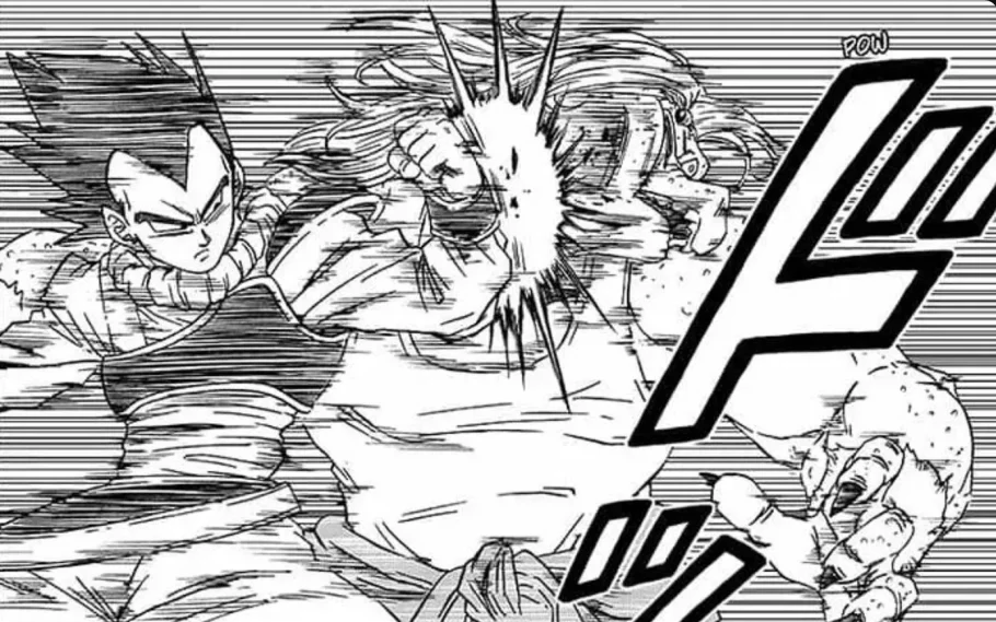 Vegeta enfrentando Yuzun em Yardrat