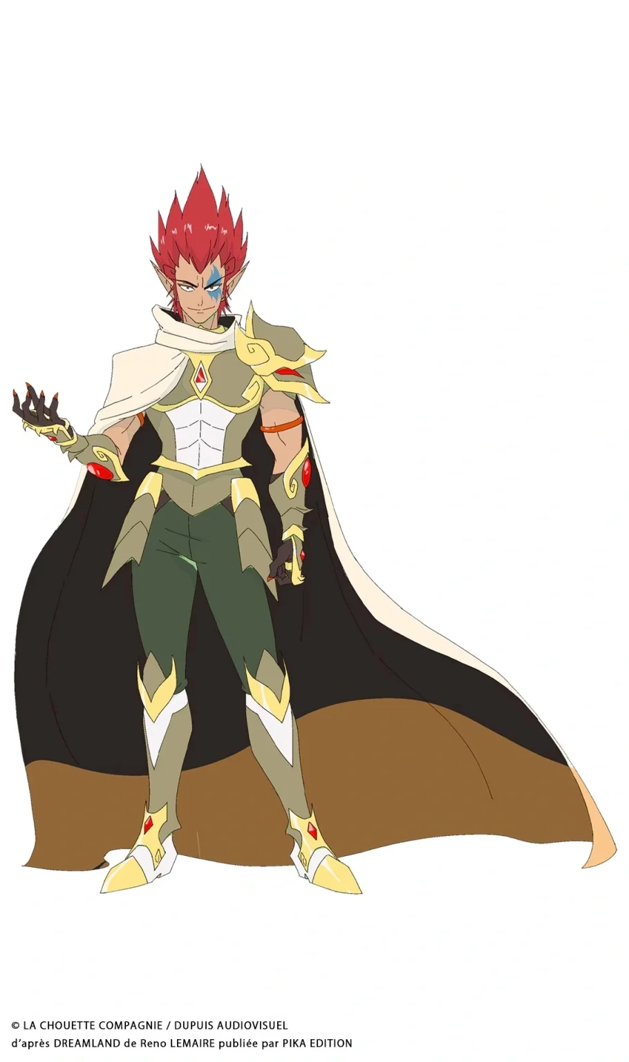 Visual de Asmodeus no anime Dreamland