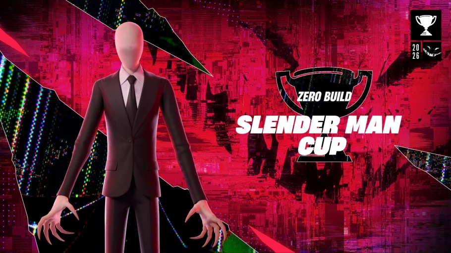 Arte do campeonato Slender Man no modo Reload sem construção