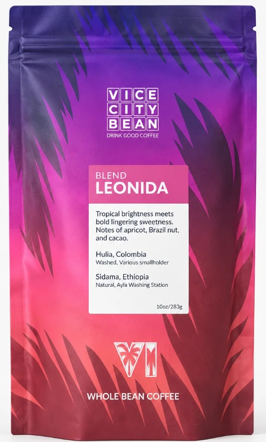 Pacote do café Leonida da Vice City Bean