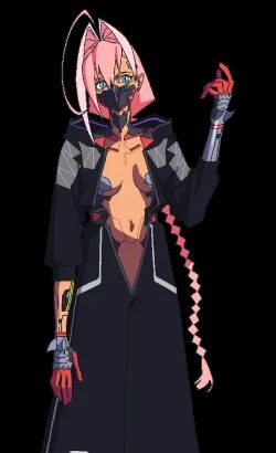 Talia, personagem de Cyberpunk Edgerunners 2 associada à gangue Maelstrom