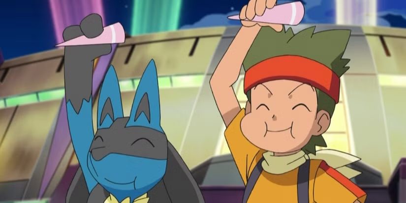 Cameron and his Lucario.