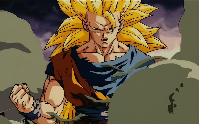 SSJ Goku from DBZ: Wrath of the Dragon | Credits: Toei Animation