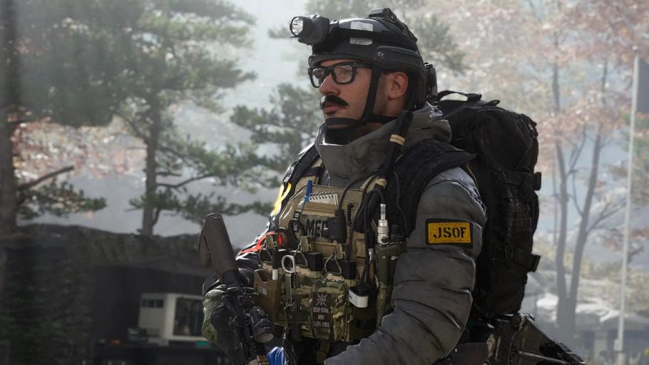 Personagem do modo DMZ de Modern Warfare 4