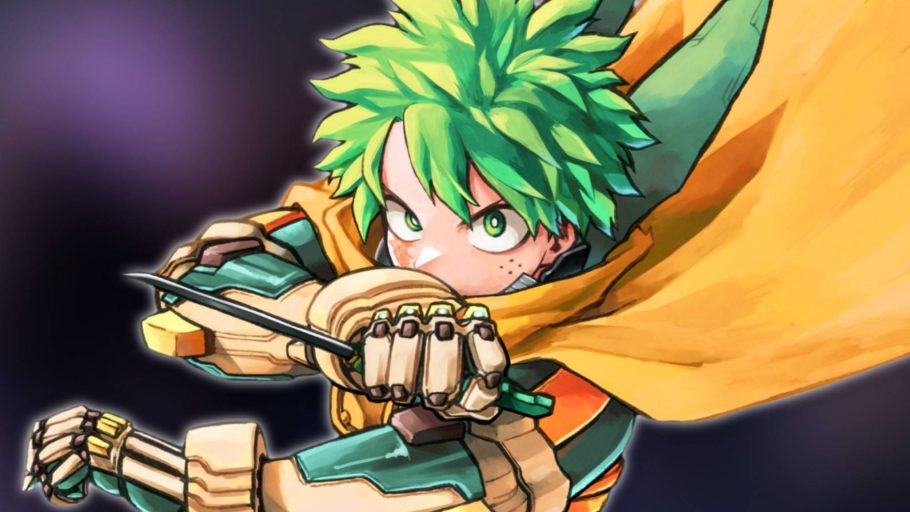 Izuku Midoriya como Deku em My Hero Academia