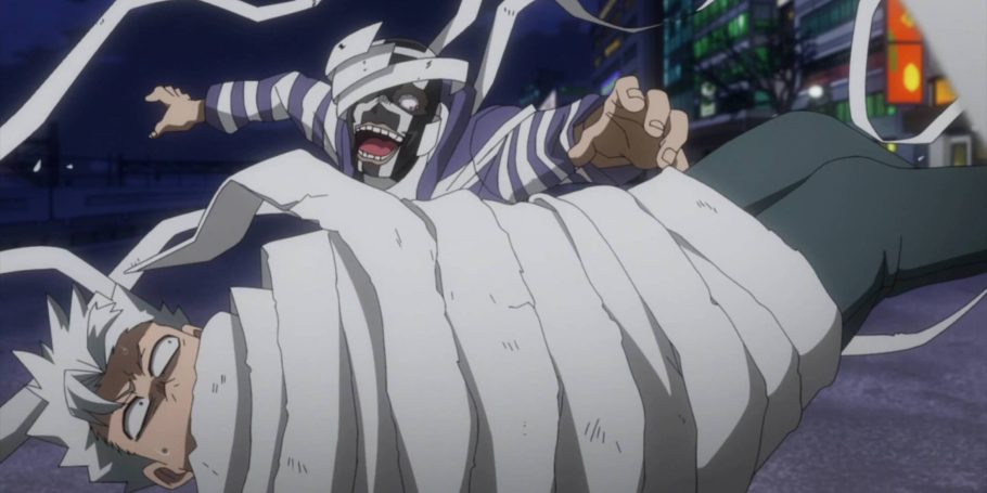 Ending usa Whiteline para capturar Natsuo em My Hero Academia