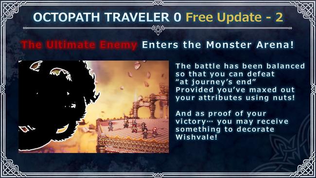 Novo superboss da Monster Arena de Octopath Traveler 0