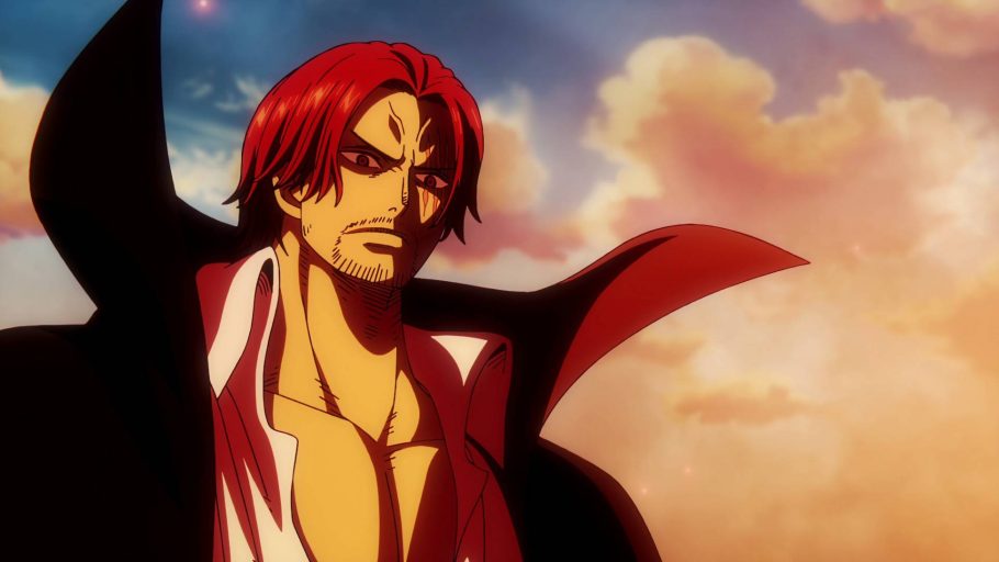 Shanks utilizando Haki do Conquistador em One Piece