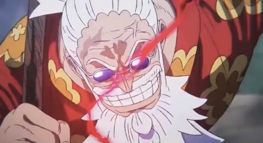 Scopper Gaban usando ataques revestidos de Haki no anime One Piece