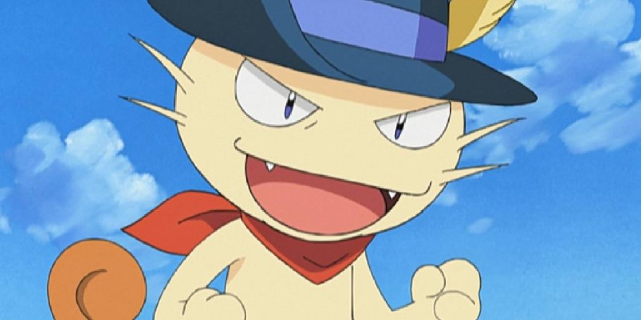 Meowth de Tyson no anime Pokémon