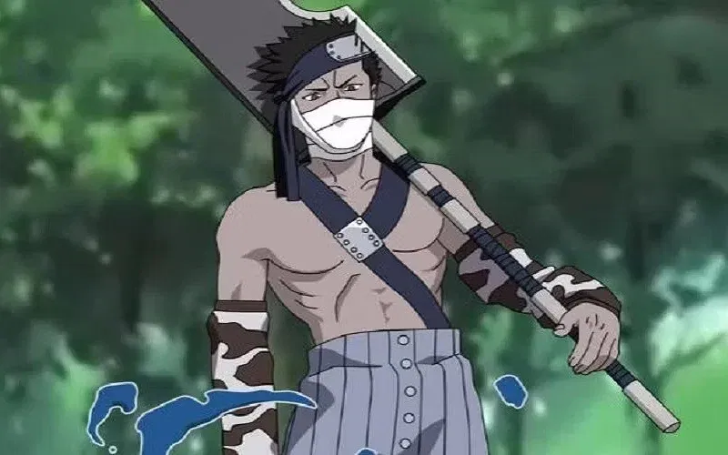 Zabuza Momochi, o Demônio da Névoa Oculta, em Naruto