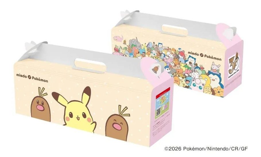 Embalagens temáticas de Pokémon da Mister Donut